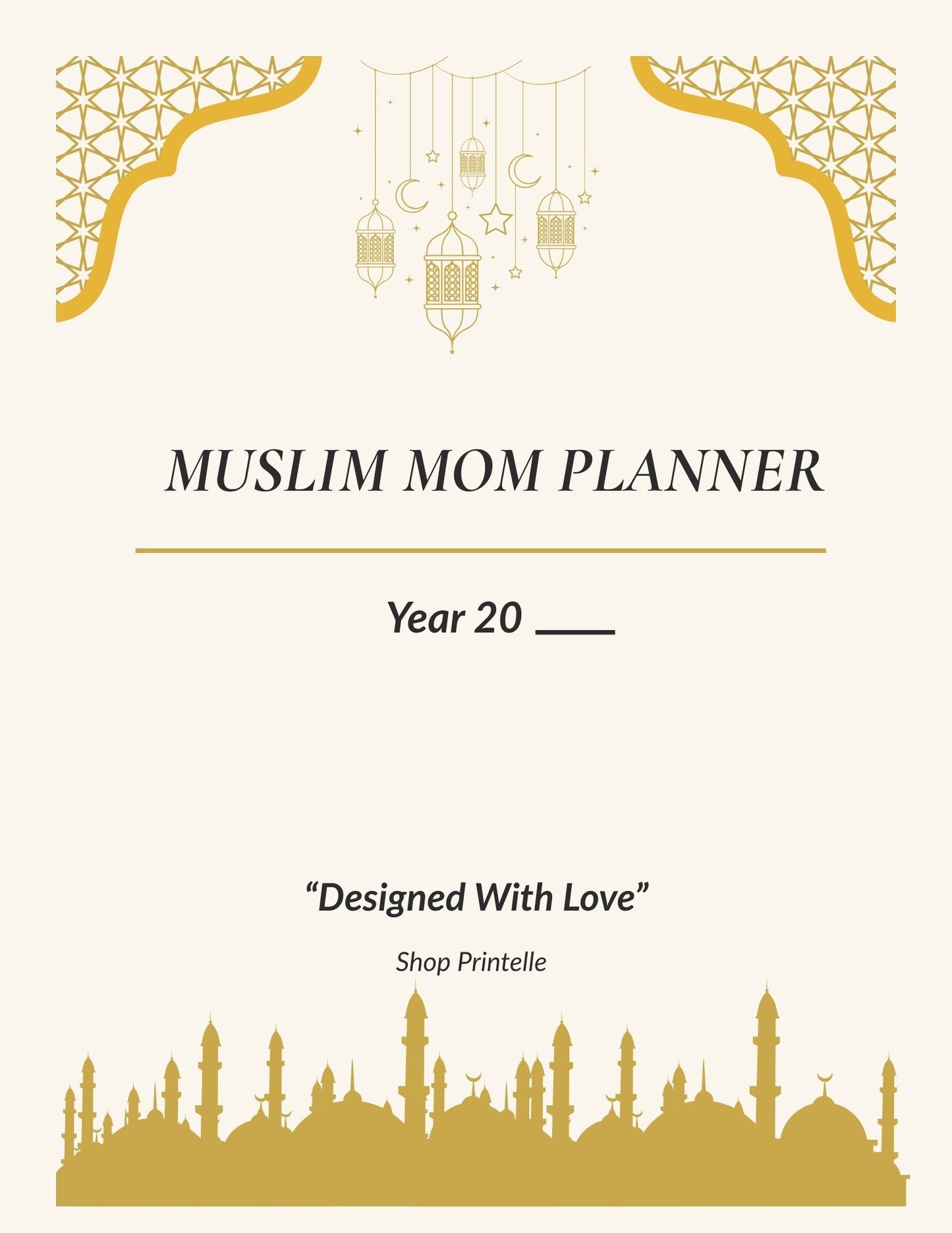 Muslim Mom Planner – Printable PDF Download
