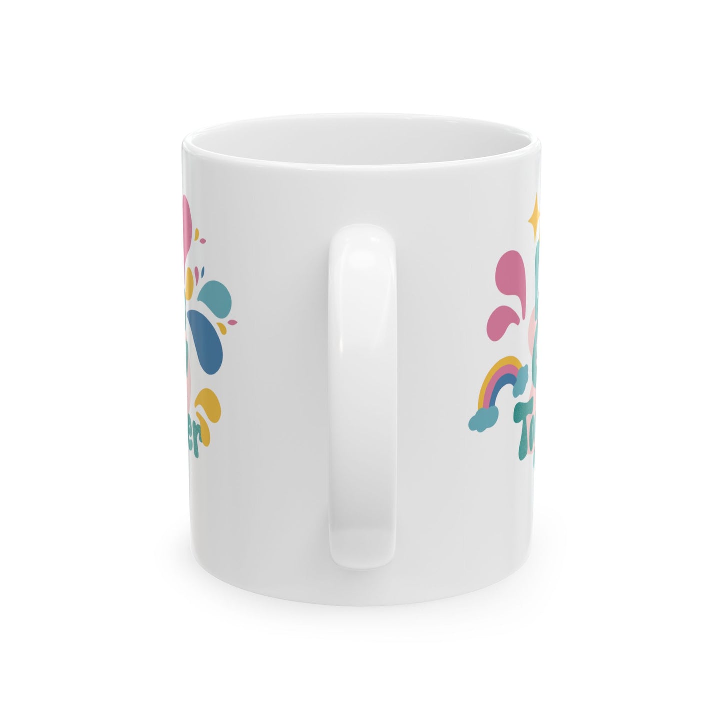 Let's Grow Together Quote Mug | Pastel Ceramic Coffee Mug 11oz & 15oz